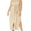 MICHAEL Michael Kors Plus Size Giraffe Maxi Tie Dress -Summer Fashion Clothing 71iF19pbIrL. AC SR736920