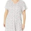 Karen Neuburger Plus Size Island Breeze Short Sleeve Nightshirt -Summer Fashion Clothing 811pbBer4L. AC SR736920