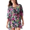 Tommy Bahama Coastal Gardens Lace-Up Tunic -Summer Fashion Clothing 81p1SELgmnL. AC SR736920